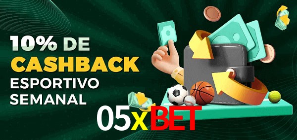 10% de bônus de cashback na 05xbet